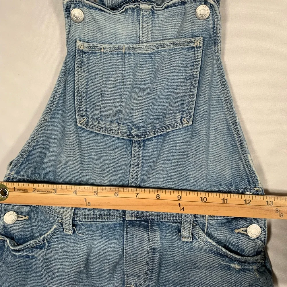 Old Navy Light Blue Denim Short Overalls
